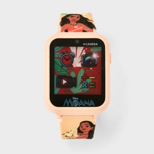 Girls' Disney Moana Interactive Smartwatch - Pink: Digital Display, Alarm, Calculator, Resin Band - 1 of 3