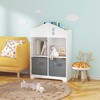 CAVINAS Kids Display Stand Bookshelf Toy Storage Organizer with Collapsible Fabric Drawers for Children's Room Nursery Hallway - 4 of 4