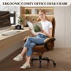 Ergonomic Office Chair for Home Office, High Back Executive Desk Chair, Retractable Footrest & Wide Seat – Heavy-Duty Swivel Computer Chair - 2 of 4