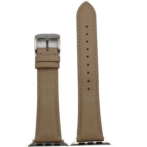 Taupe Pratt Classic Faux Leather Apple Watch Band 42mm Target