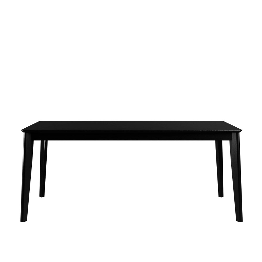 Photos - Dining Table 70.86" Tudor  Black - Manhattan Comfort