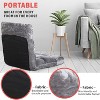 FDW Floor Chair Adjustable Multi-Position Floor Seat  Reading Chair with Back Support Meditation Chair, Grey - 4 of 4