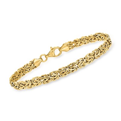 Ross-Simons 14kt Yellow Gold Byzantine Bracelet