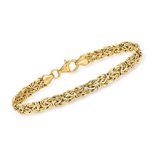 Ross-Simons 14kt Yellow Gold Byzantine Bracelet - 1 of 4