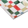 Ninola Design Watercolor checker Yuletide Welcome Mat - Society6 - image 3 of 4