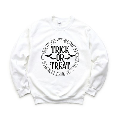 Simply Sage Market Women's Graphic Sweatshirt Trick or Treat Circle