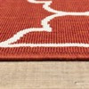 Oriental Weavers Meridian 1295R Red/ Ivory Indoor/Outdoor Area Rug - 7'10" Round - 2 of 4