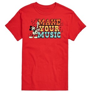 Men's - Disney - Make Your Music Short Sleeve Graphic T-Shirt - 1 of 4