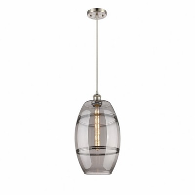Vaz - 1 Light Cord Hung Mini Pendant In Industrial Style-18.5 Inches Tall and 10 Inches Wide