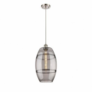 Vaz - 1 Light Cord Hung Mini Pendant In Industrial Style-18.5 Inches Tall and 10 Inches Wide - 1 of 1