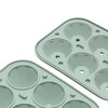 Unique Bargains Ice Tray 6-Cavity Diamond Ice Mould Irregular Hand Wash Only Silicone 6.69"x4.53"x2.13" 1 Pc - 3 of 3