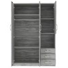 Chery Life 2-Doors Wooden Wardrobe Storage for Bedroom, with Shelves and 3 Drawers - 3 of 4
