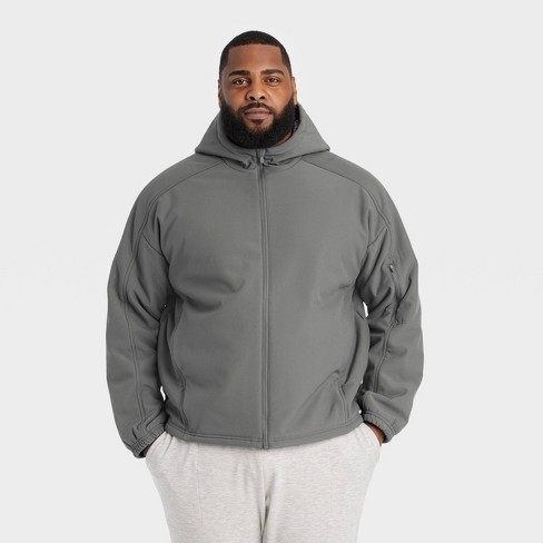 Men s Big High Pile Fleece Lined Jacket All In Motion Guaranteed Gray 3xl Target