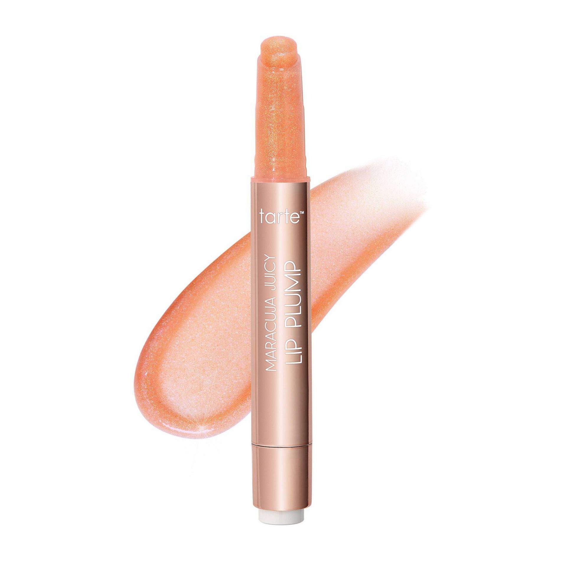 tarte Maracuja Juicy Lip Plump Shimmer Glass - Peach - 0.095oz - Ulta Beauty