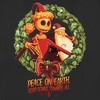 Women's The Nightmare Before Christmas Christmas Jack Peace on Earth Good Scares Towards All T-Shirt - 2 of 4