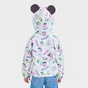 Toddler Girls' Disney Minnie Mouse & Friends Quilted Zip-Up Hoodie - Off-White - 3 of 4