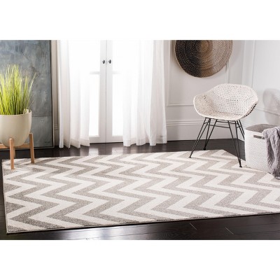 Wheat Beige Easy-Care Rectangular Synthetic Area Rug 5' x 8'