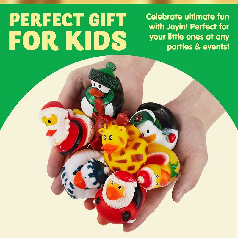 Roll over image to zoom in
JOYIN 24pcs Kids Christmas Rubber Ducks, 4 of 7
