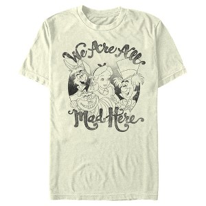 Men's Alice in Wonderland We Are All Mad Here T-Shirt - 1 of 4