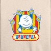 Women's - Peanuts - Charlie Brown Karneval Lightweight French Terry Wide Neck Long Sleeve Shirt - 2 of 4