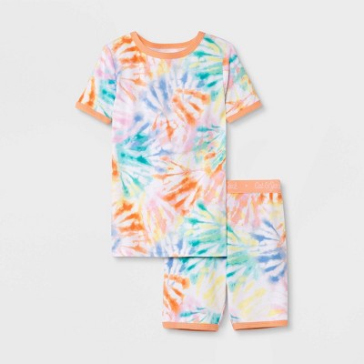 Toddler 2pc Tie-Dye Pajama Set - Cat & Jack™ Pink