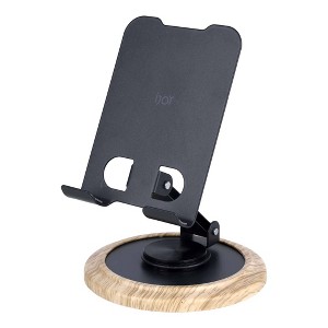 IJoy Metal and Light Wood Phone Holder - 1 of 4