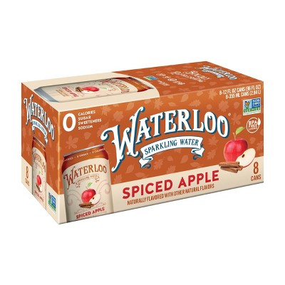 Waterloo Spiced Apple Sparkling Water - 8pk/12 fl oz Cans