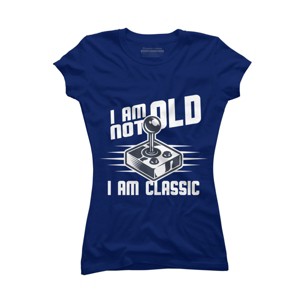 Junior's Design By Humans I Am not Old I am Classic By nerdycorner T-Shirt - 1 of 2