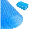 20*40 FT Solar Pool Cover – 300μm Thick Heat Retaining Solar Blanket for In-Ground & Above-Ground Pools, Heavy-Duty UV-Resistant Bubble Wrap Design - 2 of 4