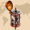 vidaXL Globe Bar Wine Stand Eucalyptus Wood - 2 of 4