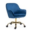 CAVINAS Adjustable Swivel Office Chair,Desk Chair with High Back for Work Study Vanity,Bedroom - 2 of 4