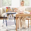 Infans Baby High Chair for Babies Toddlers w/Removable Double Tray Foldable Yellow - 3 of 4