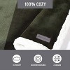 50"x60" Pine Plaid Throw Blanket Green - Eddie Bauer: Soft Fleece, Cozy, Machine Washable - 4 of 4