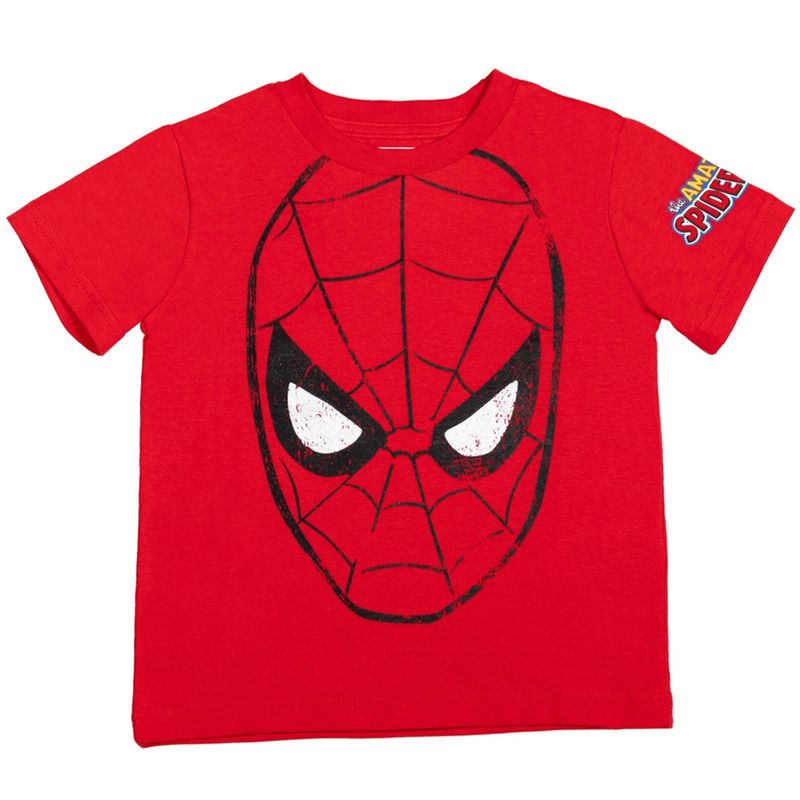 Marvel Avengers Hulk Black Panther Spider-Man 3 Pack T-Shirts Toddler , 2 of 8
