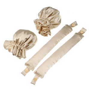 Unique Bargains Heatless Hair Curler Curling Rod 2 Set - 1 of 4