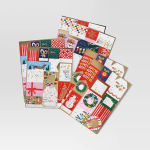 70ct Christmas Humble Cheer Peel and Stick Gift Tags - Wondershop™ - 1 of 3