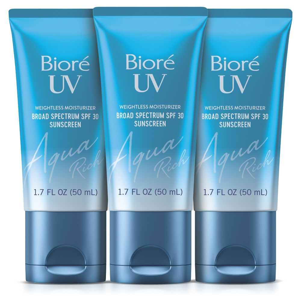 Photos - Cream / Lotion Biore UV Aqua Rich Dermatologist Tested, Vegan & Cruelty Free Moisturizing 