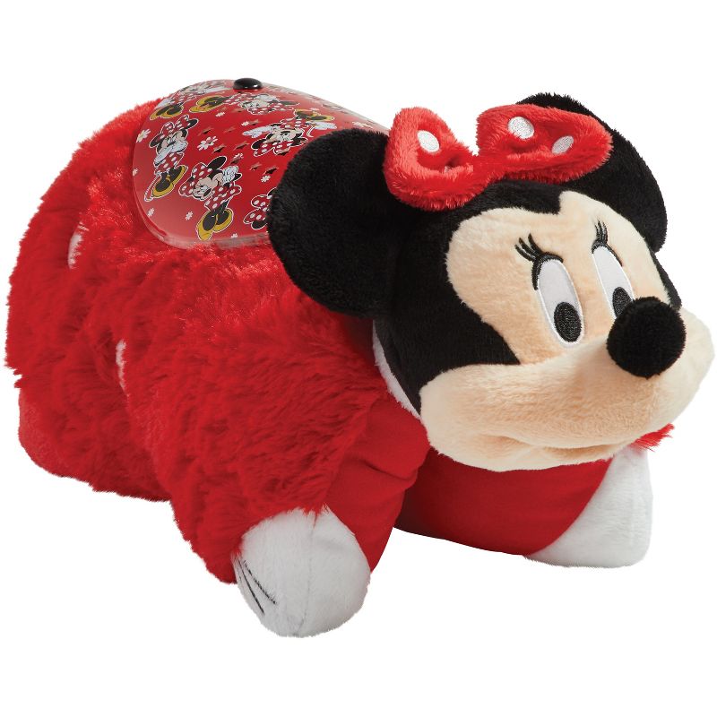 Disney Minnie Mouse Sleeptime Lite Plush LED Kids&#39; Nightlight Red - Pillow Pets, 3 of 10