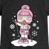 Girls' - Lol Surprise! - Snowbunny And Snowflakes Fitted Short Sleeve Graphic T-Shirt - 2 of 4