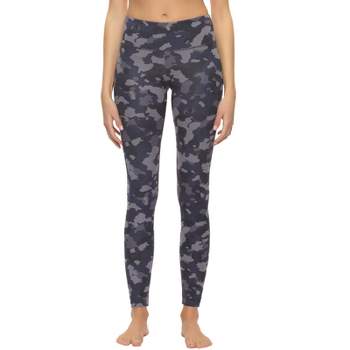 Allegra K Women's Elastic Waistband Soft Gym Yoga Cotton Stirrup Pants  Leggings Dark Blue Large : Target