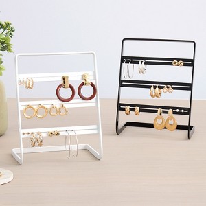 The Lakeside Collection Earrings Tabletop Stand 3 Tiers 7.75"W x 4"D x 6"H - 1 of 4