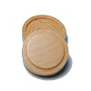WE Games Wood Backgammon Pieces with Cloth Pouch - 3 of 3