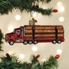 Old World Christmas Blown Glass Ornament for Christmas Tree, Logging Truck - 2 of 4