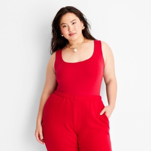 Women's Seamless Tank Bodysuit - A New Day™ - 1 of 3