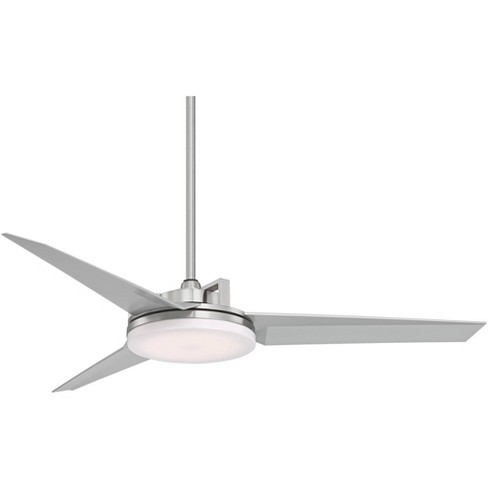 52 Casa Vieja Modern Indoor Ceiling Fan With Light Led Dimmable Remote Control Brushed Steel For Bedroom Kitchen Living Room Dining Target - Kitchen Ceiling Fans With Lights And Remote