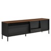 JANSNO 70.8" Mid-Century Modern TV Stand for 75" TVs with Storage Space, Sliding Doors & Adjustable Shelves - 2 of 4