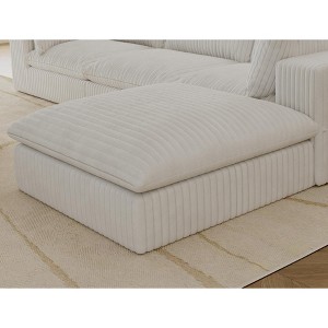 Cloud Sofa,Deep Seat Couches,Double-layer design,Removable Cushion,No Assembly, DIY Combination for Living room, Bedroom,Conference room ,Apartment - 1 of 1