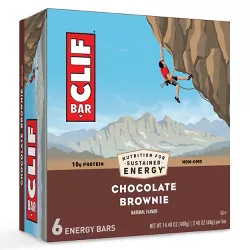 CLIF Bar Chocolate Brownie Energy Bars - 6ct