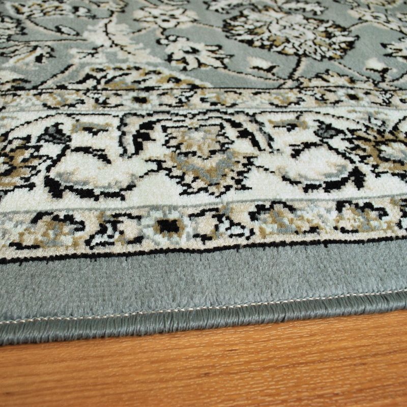 Traditional Floral Scroll Indoor Area Rug or Runner by Blue Nile Mills, 3 of 4