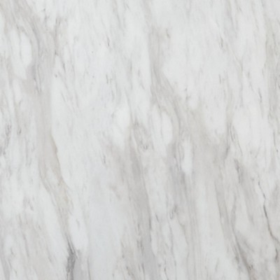 Transitional Carrara Marble 42" Round Counter-Height Table in Brown